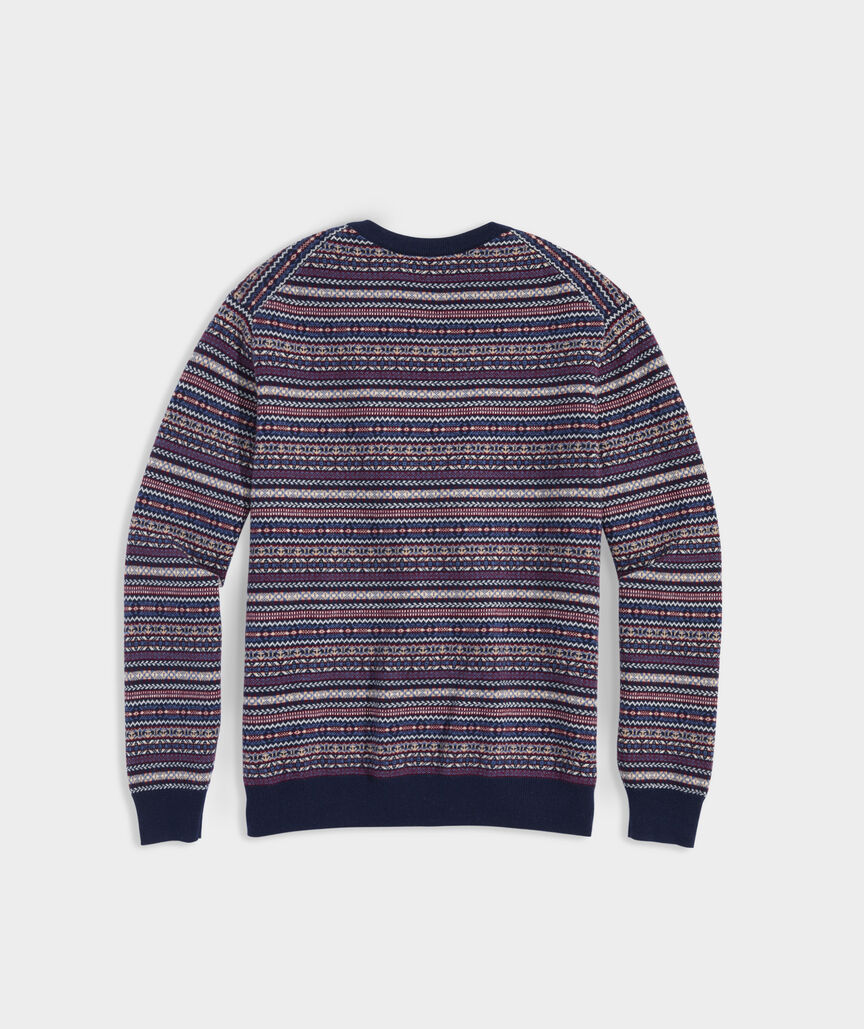 Wool Fair Isle Crewneck Sweater