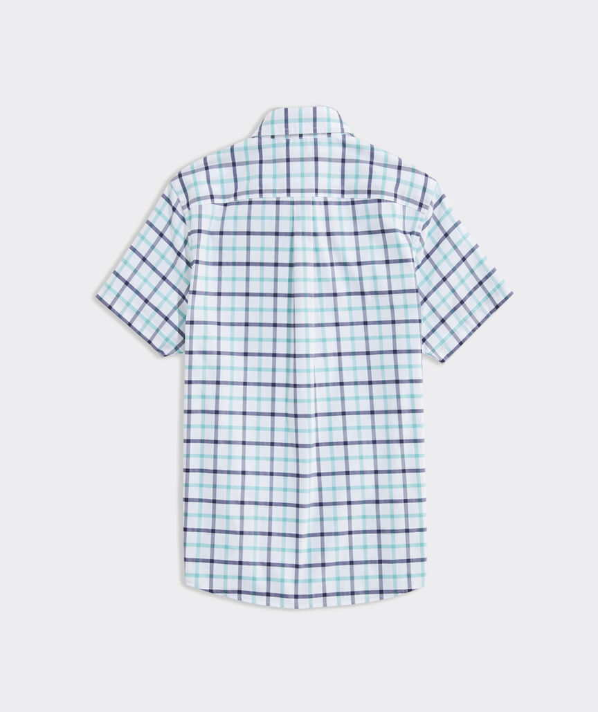Boys' On-The-Go brrrº Short-Sleeve Check Shirt