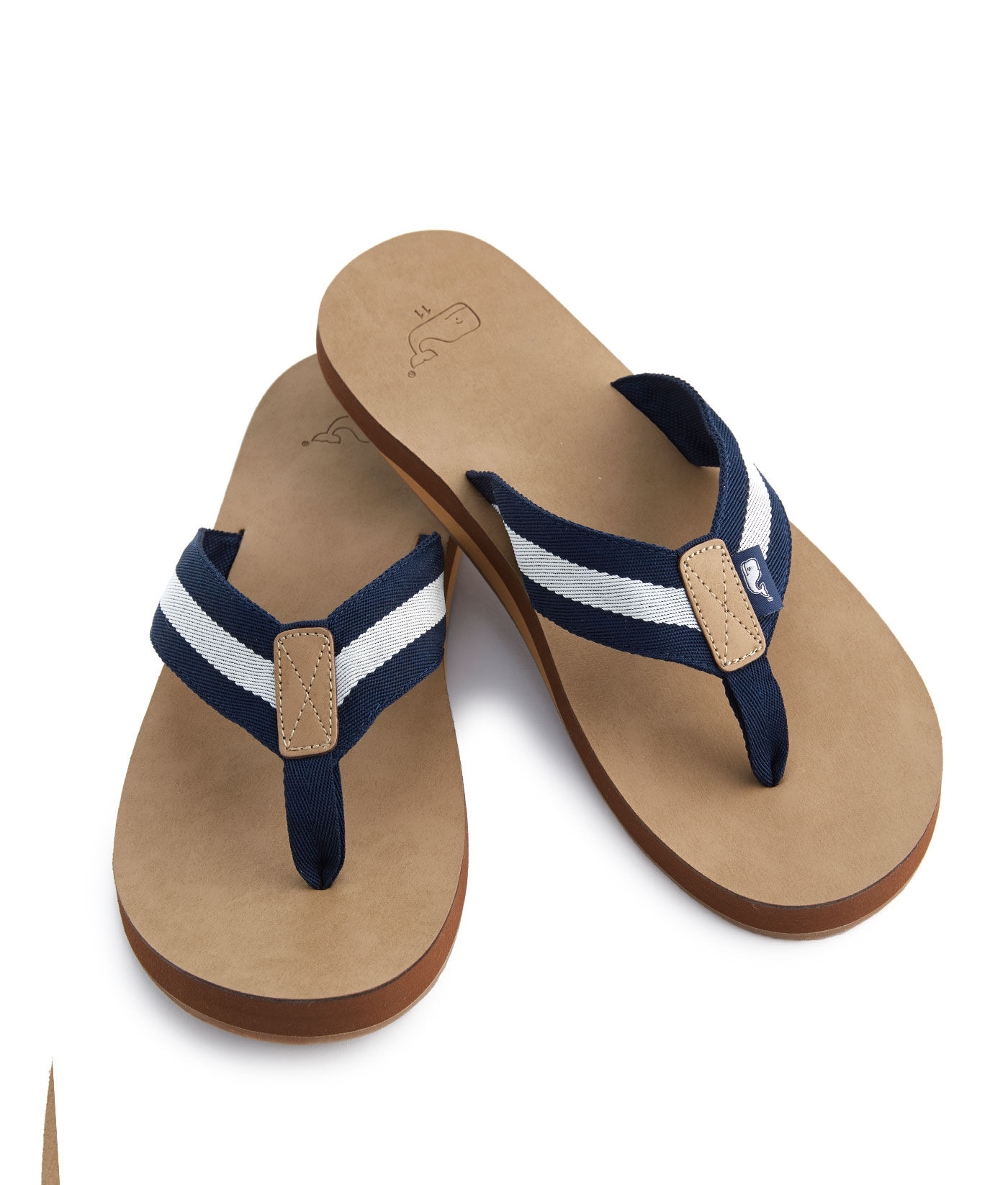 Shop Edgartown Stripe Flip Flops at vineyard vines