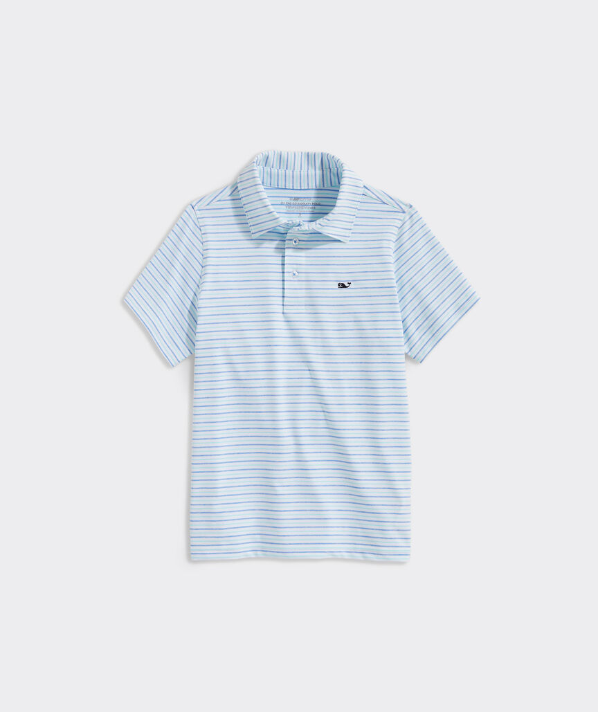 Shop Tri-Color Bradley Stripe Sankaty Polo at vineyard vines