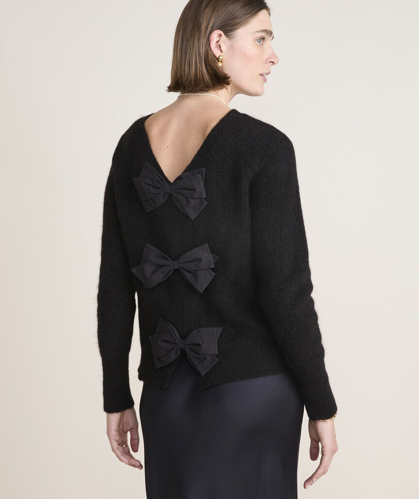 Luxe Bow Back Sweater