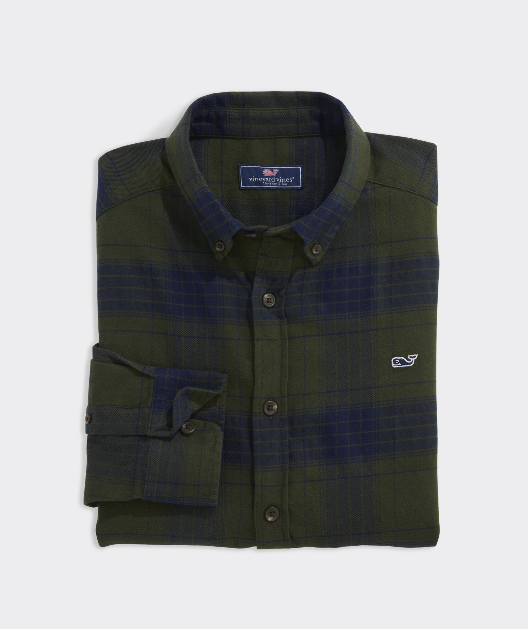 Shop Stretch Flannel Plaid Shirt at vineyard vines