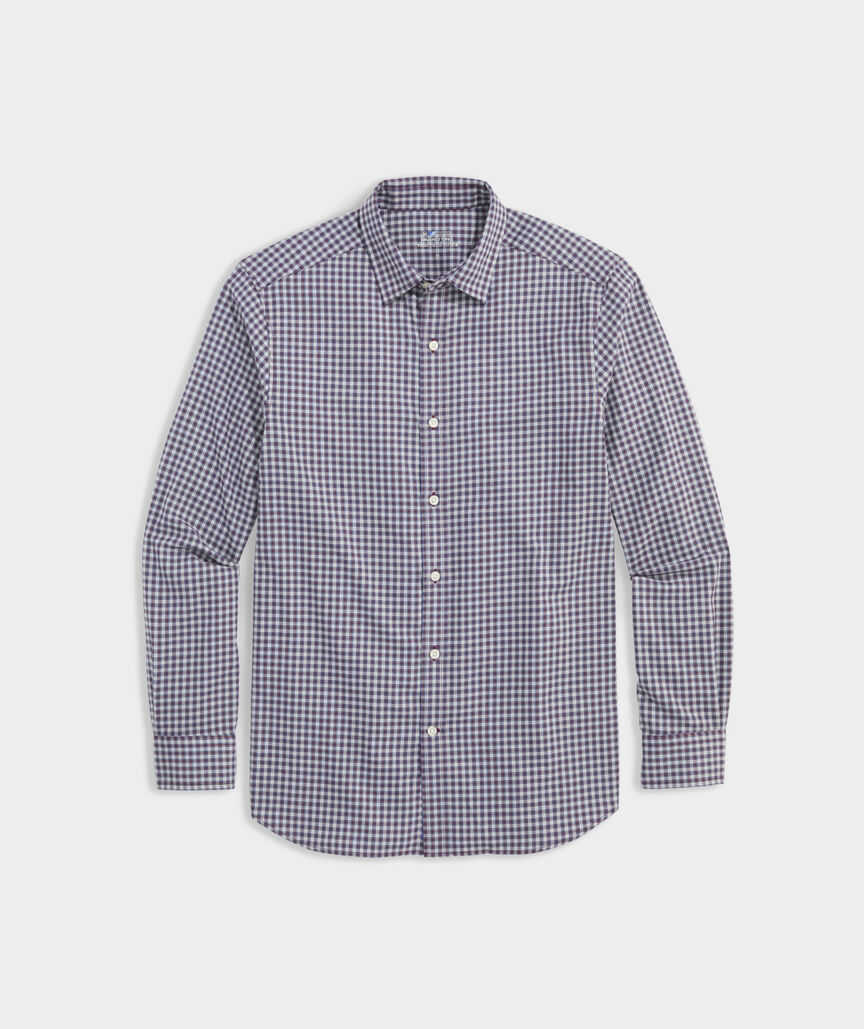 On-The-Go Brushed Twill Plaid Shirt