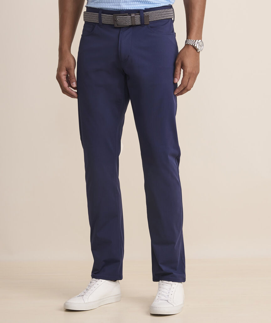 On-The-Go Warp Knit 5-Pocket Pants