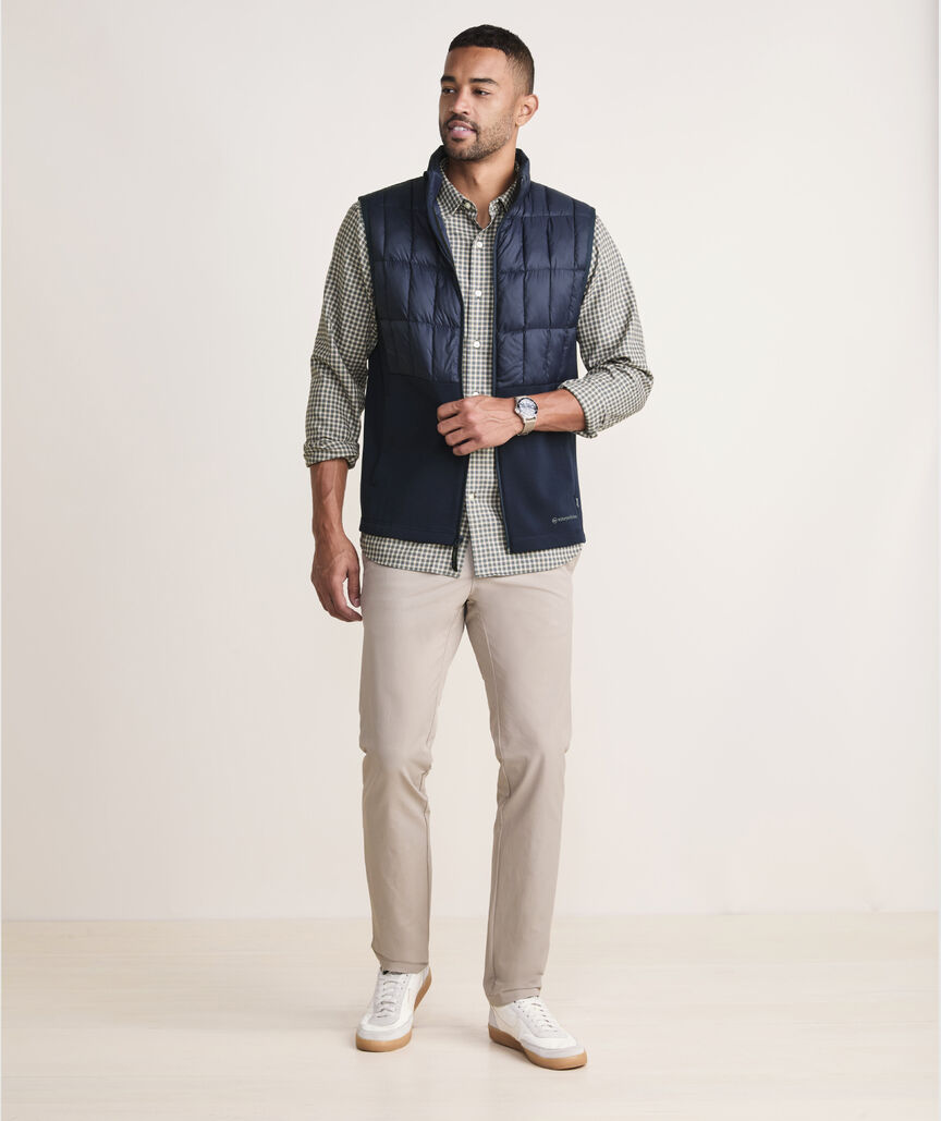 On-The-Go Brushed Twill Plaid Shirt