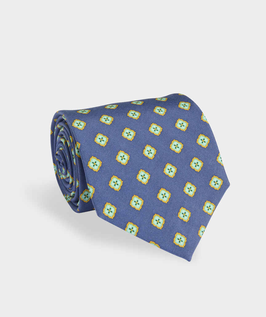 Varsity Foulard Silk Tie