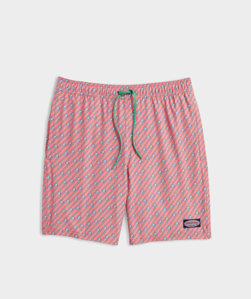 7 Inch Printed Chappy Swim Trunks