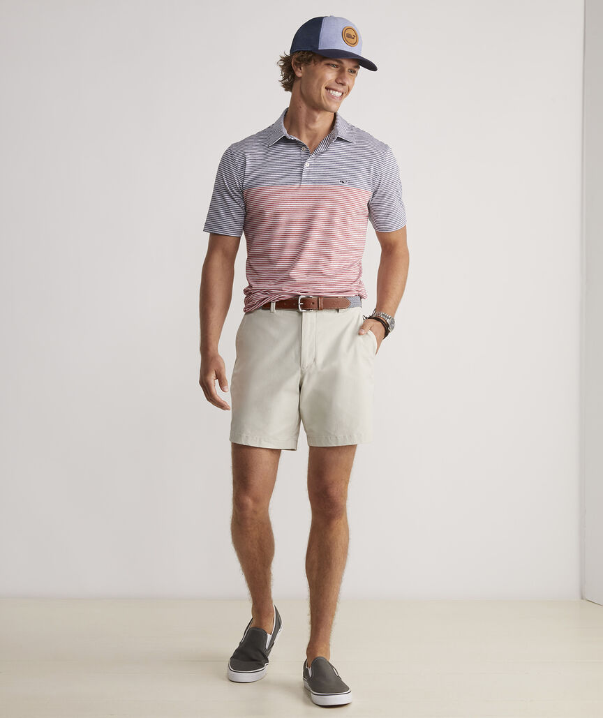 Shop our Men's Performance Golf Shorts with 7-Inch Inseam: Black