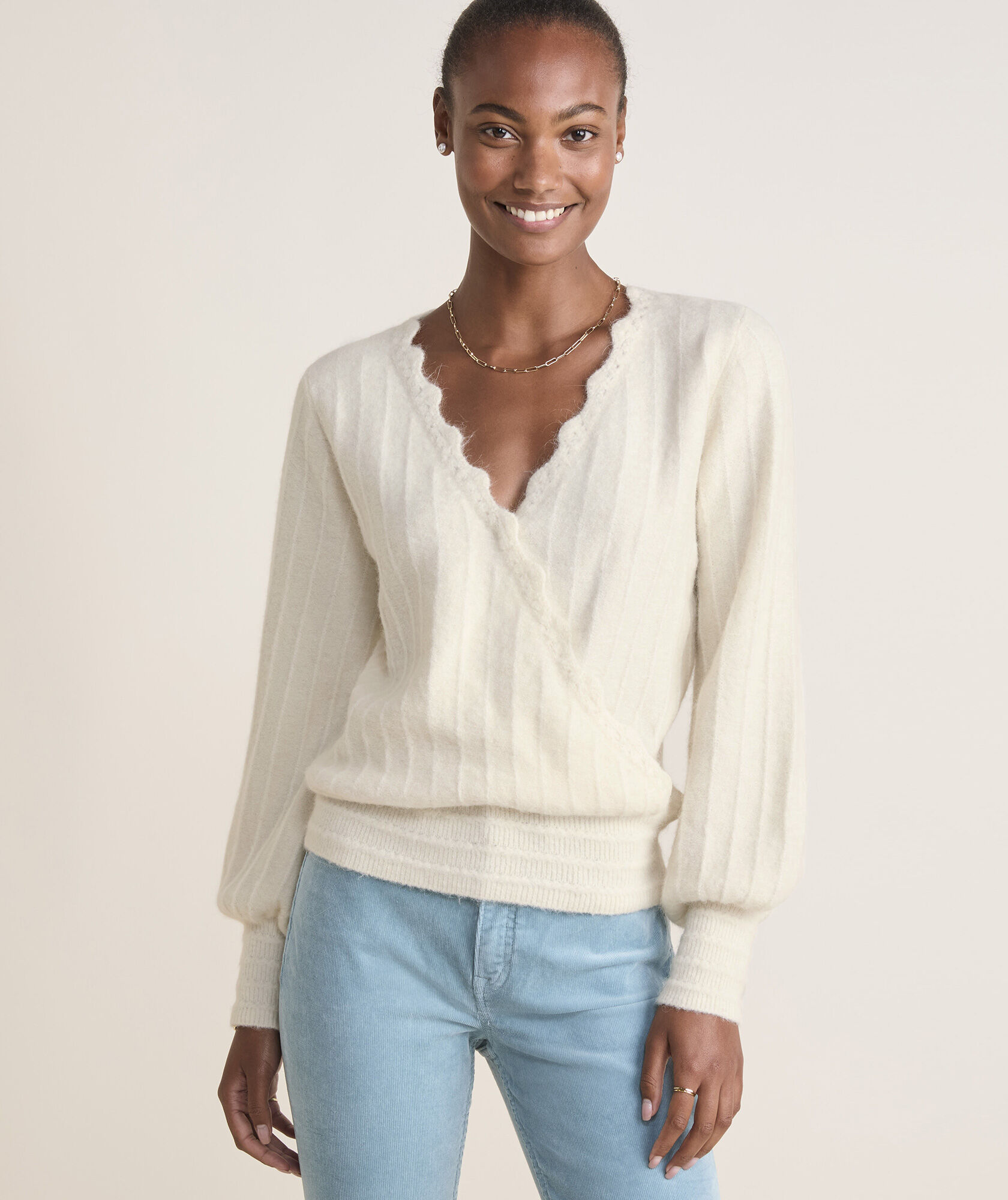 Reversible Luxe Wrap Sweater