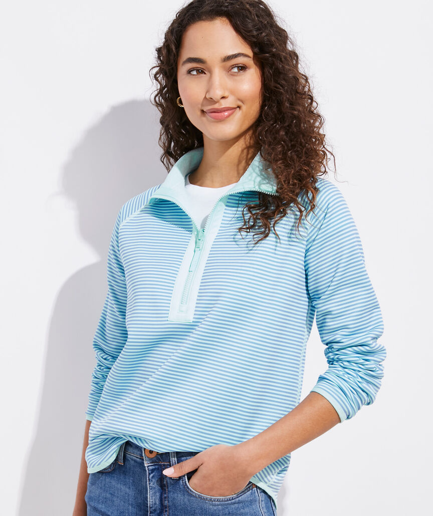 Vineyard Vines Shirts Outlet Online Sale - Quilted Sherpa Half-Zip