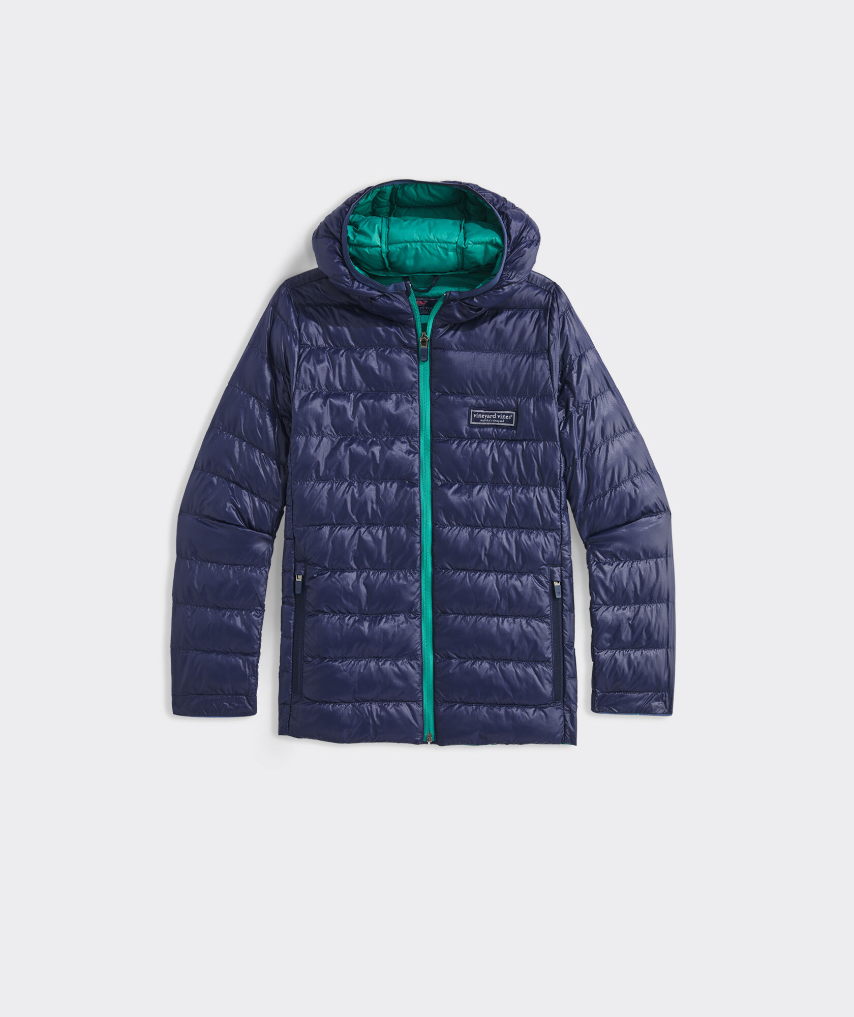 Boys' Hooded Lightweight Packable Puffer Jacket