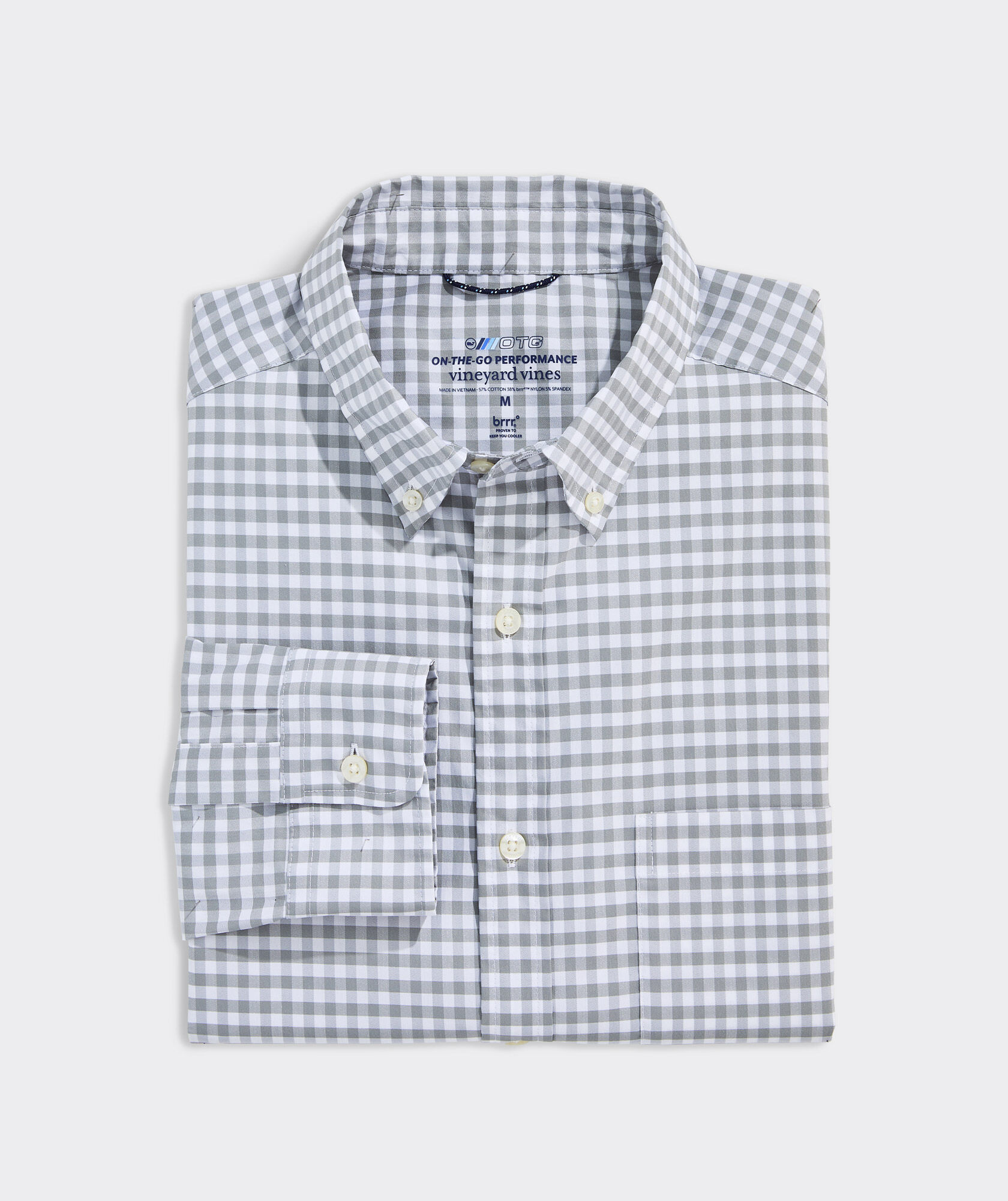 On-The-Go brrrº Gingham Shirt