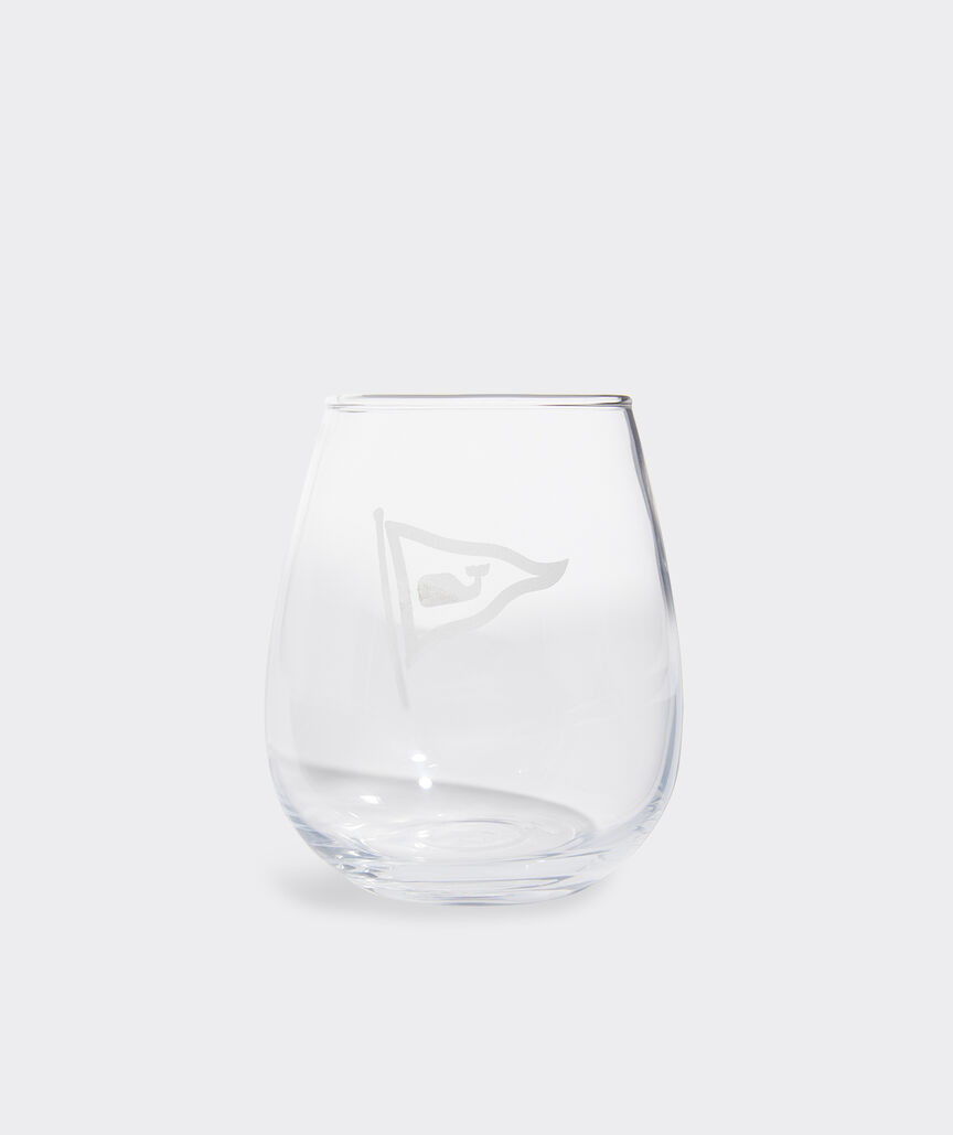 Whale stemless wine glasses (pair)