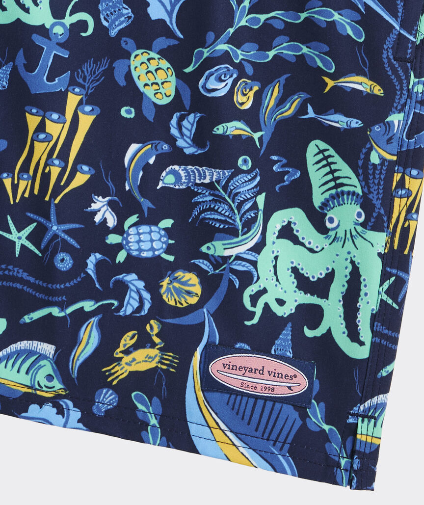 7 Inch Printed Chappy Swim Trunks