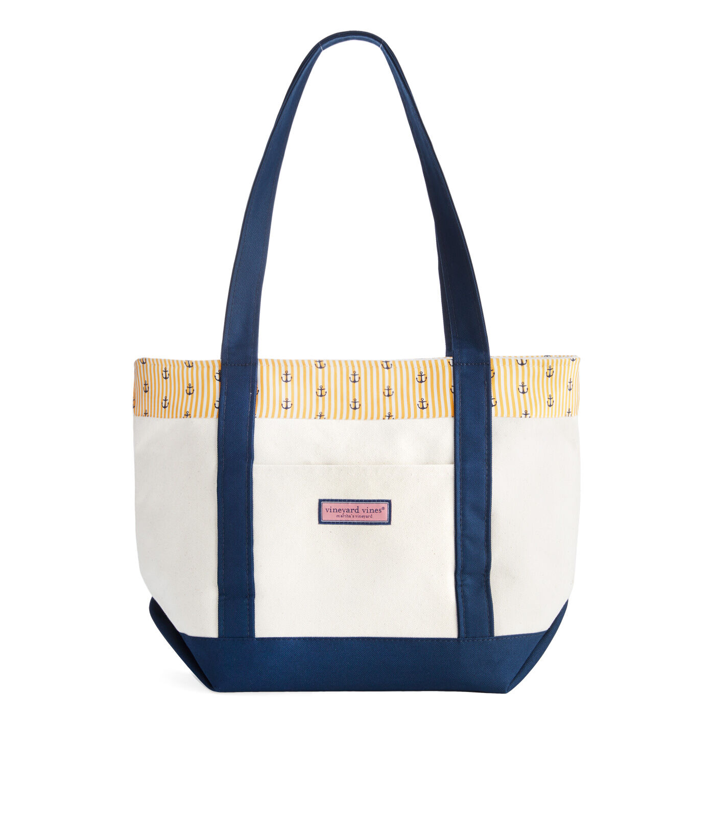 NEW WOMEN'S VINEYARD VINES buy MULTI-COLOR STRIPE CLASSIC CANVAS TOTE BAG