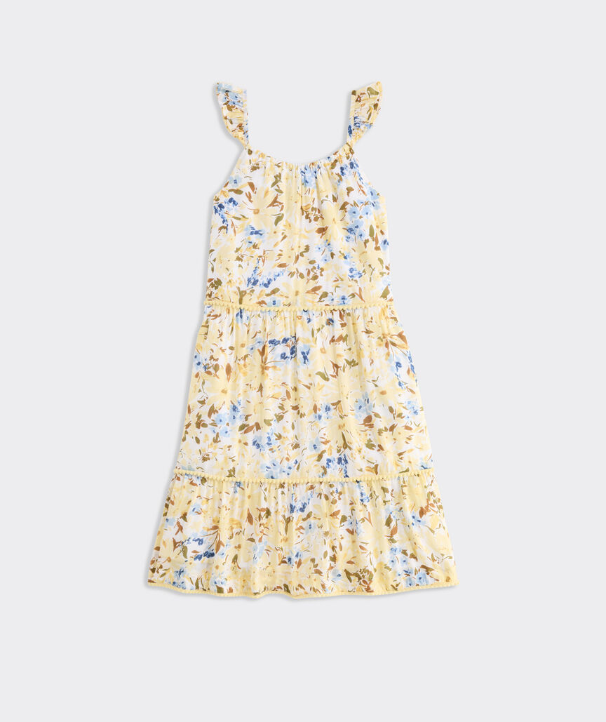 Girls' Ruffle Tiered Dress