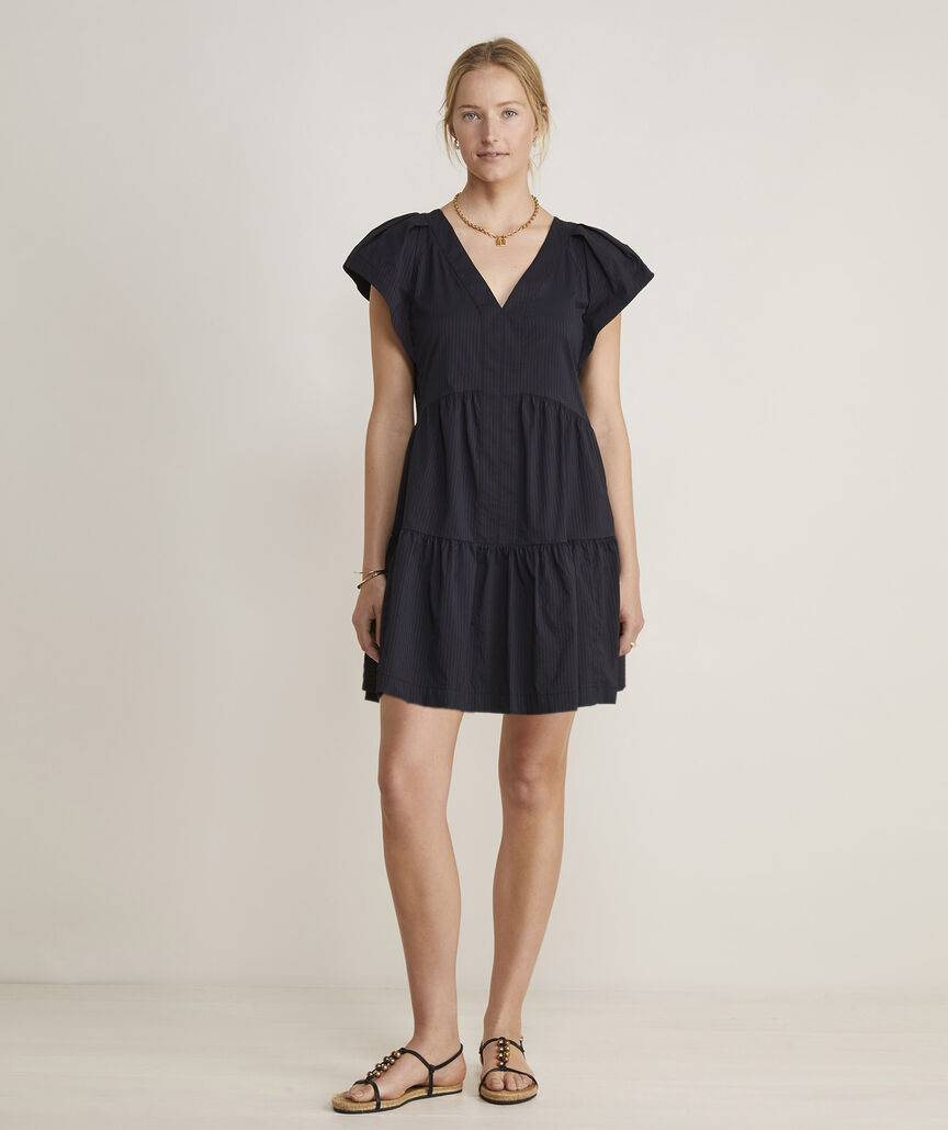 A-line dress with ruffles - Women's Clothing Online Made in Italy