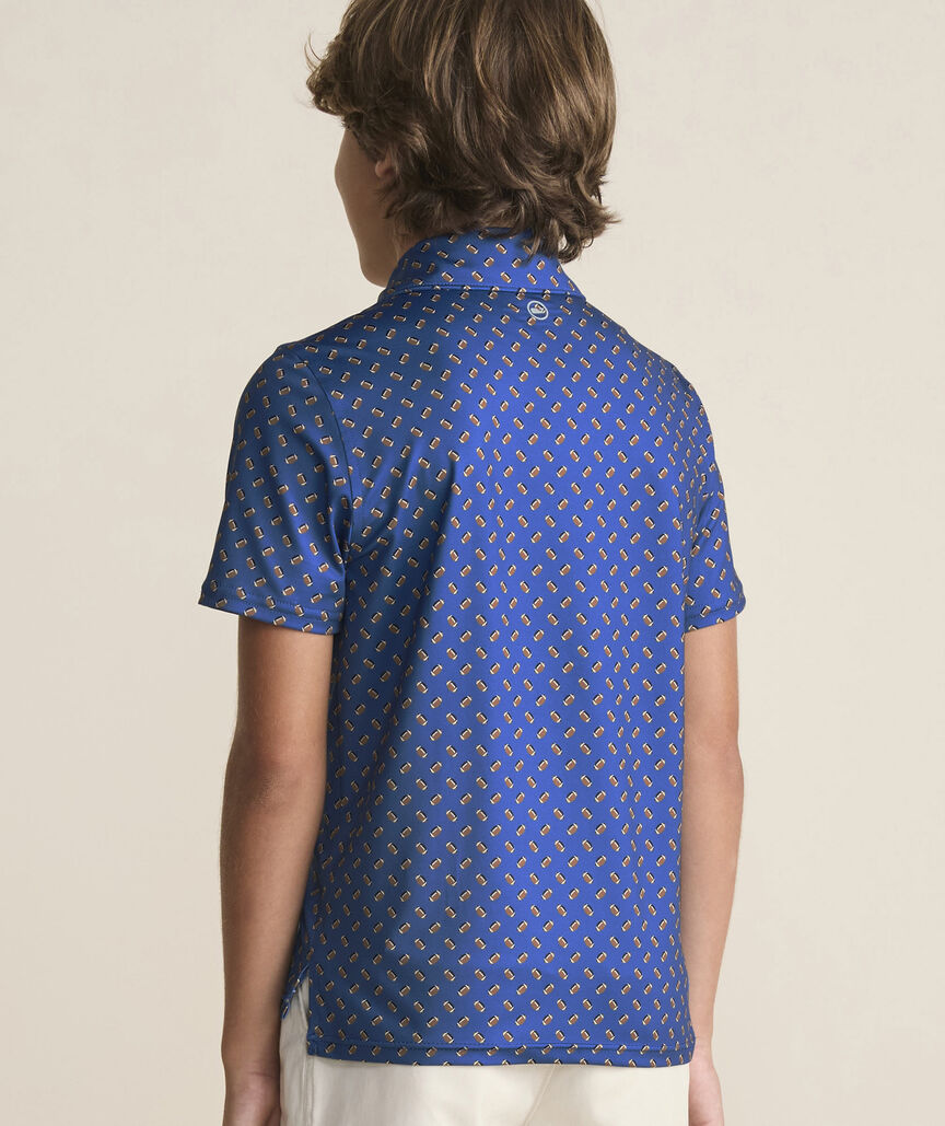 Boys' Printed Sankaty Polo