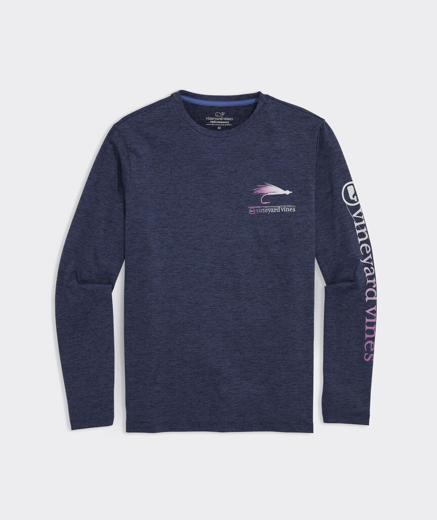 Fly Circle Long-Sleeve Harbor Performance Tee