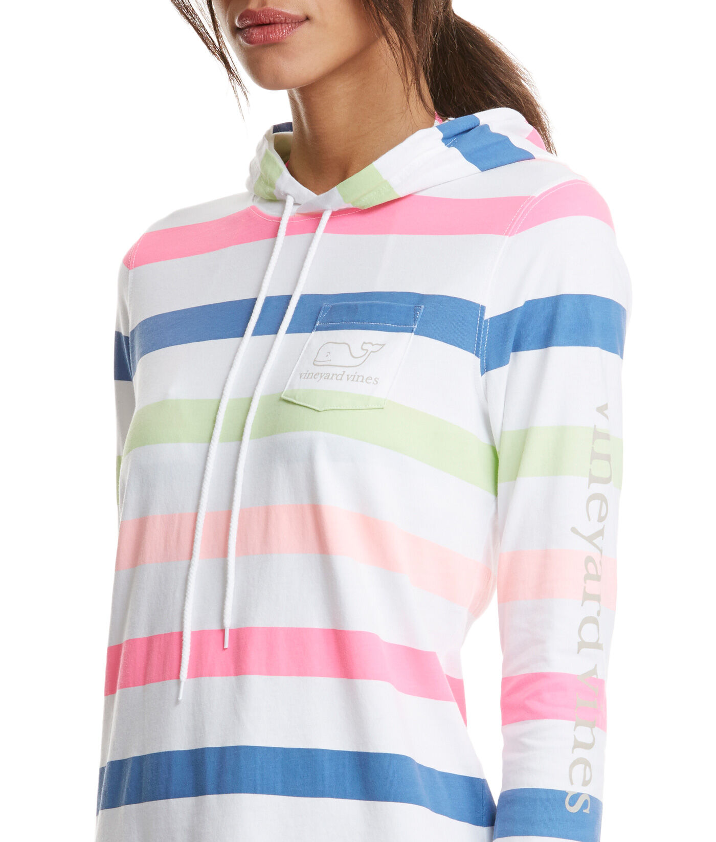 Vineyard vines striped clearance hoodie