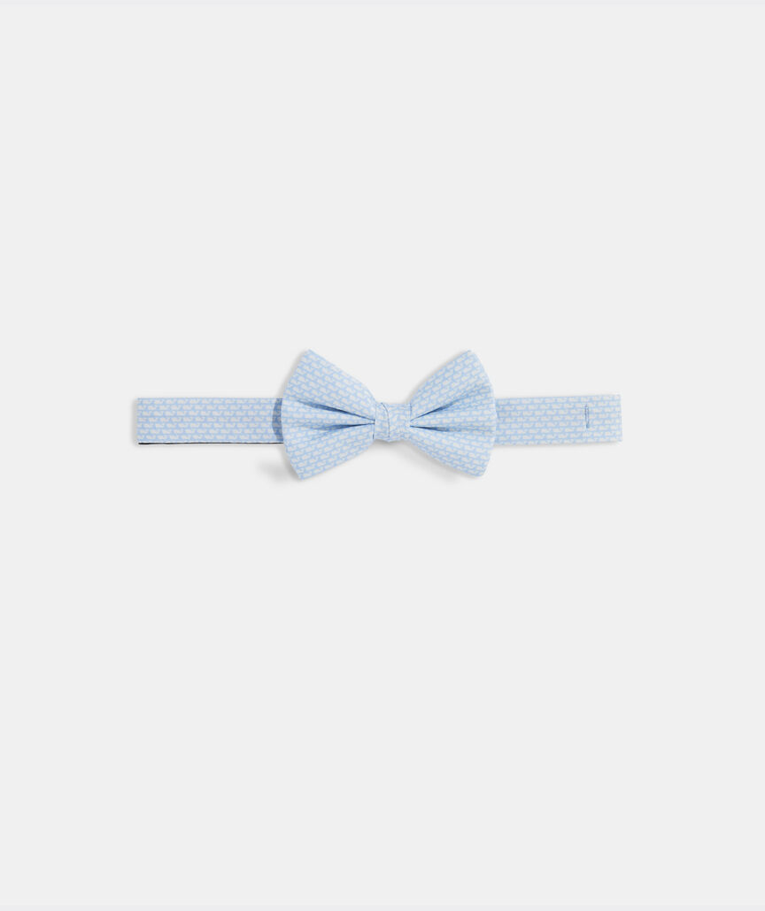 Boys' Micro Whales Silk Bow Tie