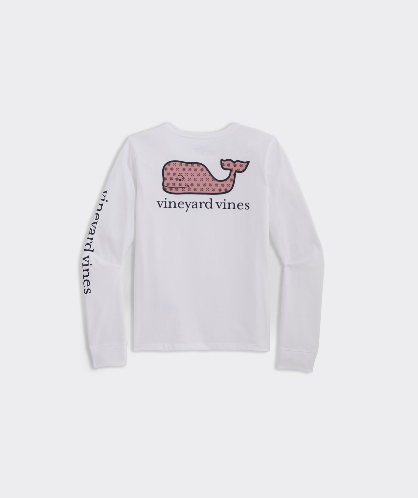 Girls' Parker Geo Whale Long-Sleeve Pocket Tee