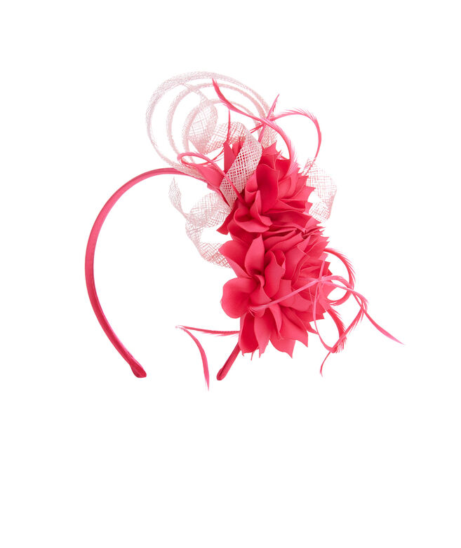 Pink Floral Fascinator by Jenny Pfanenstiel