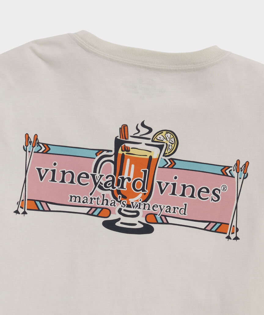 Shop Painted Hot Toddy Logo Long-Sleeve at Tee Box vineyard vines