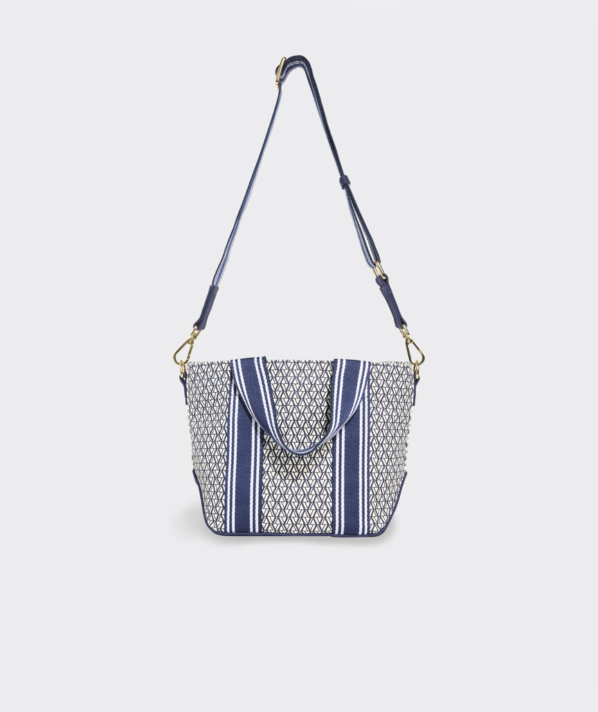 V-Print Monogram Mini Heritage Tote