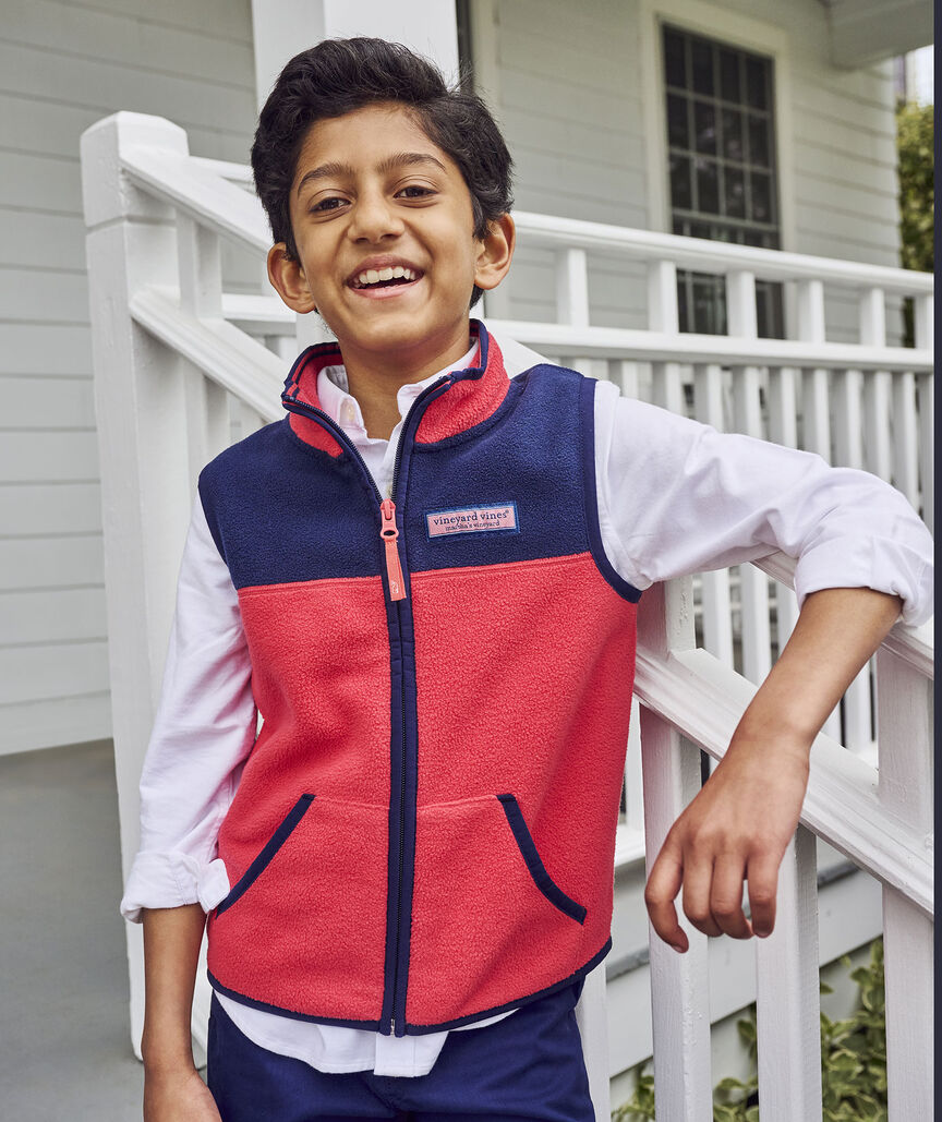 Boys' Harbor Fleece Full-Zip Vest