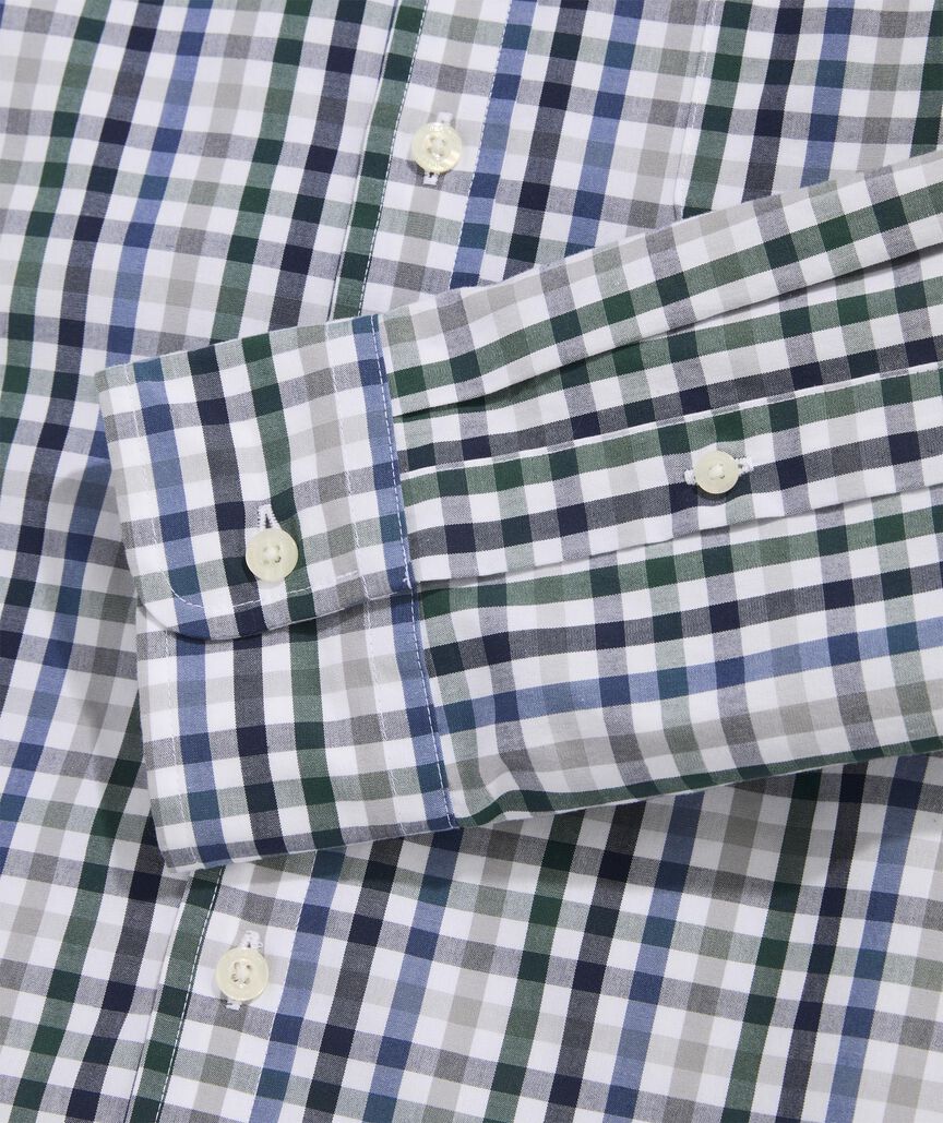 Stretch Poplin Tattersall Shirt