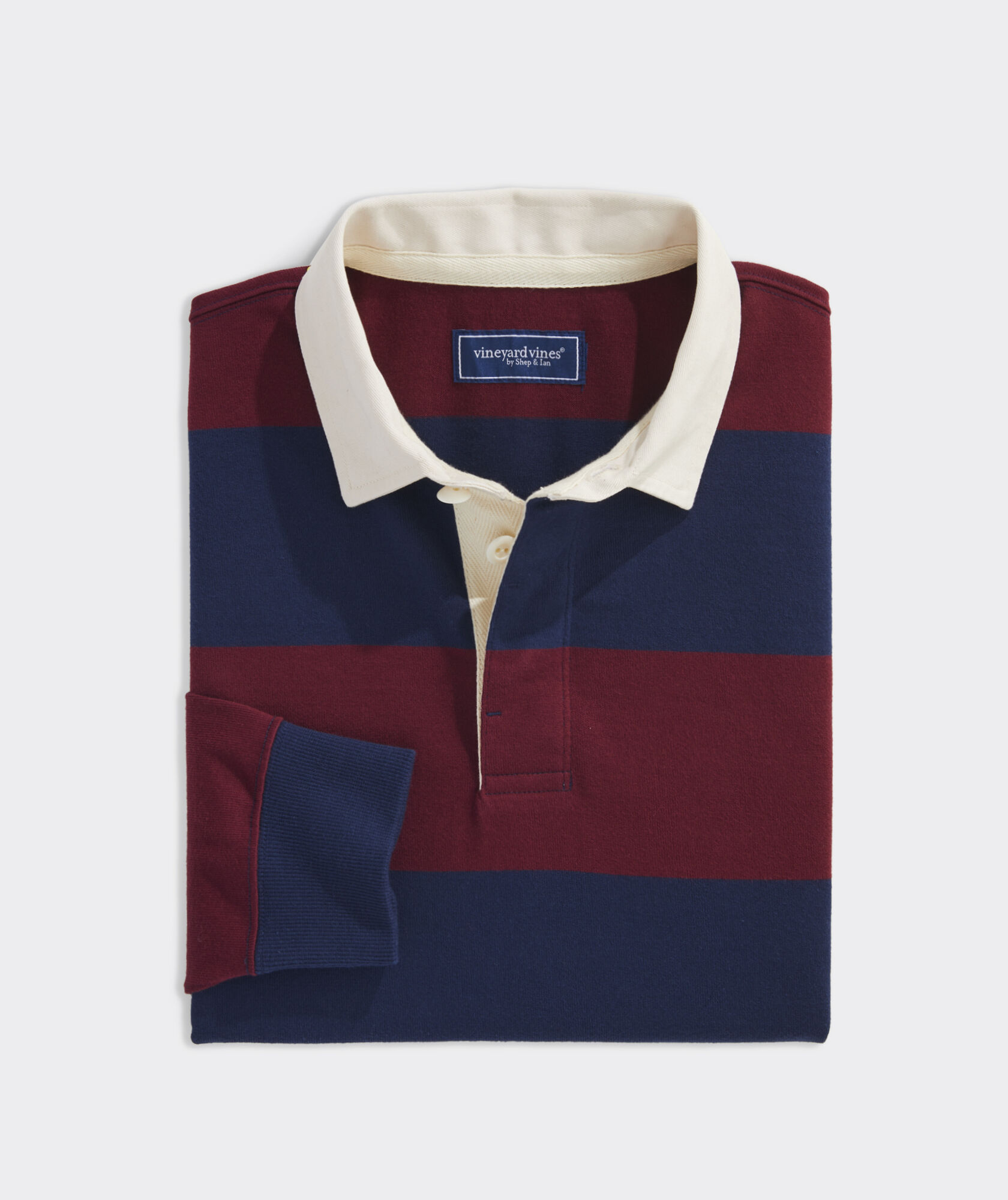 Shop Atlanta Braves Destin Stripe Sankaty Polo at vineyard vines