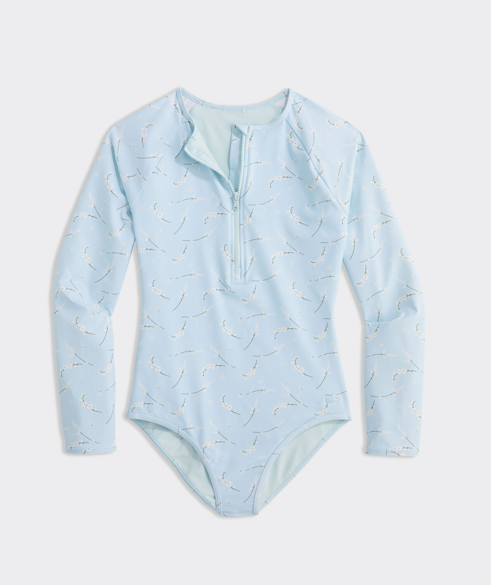 Girls' Zip Long-Sleeve One-Piece