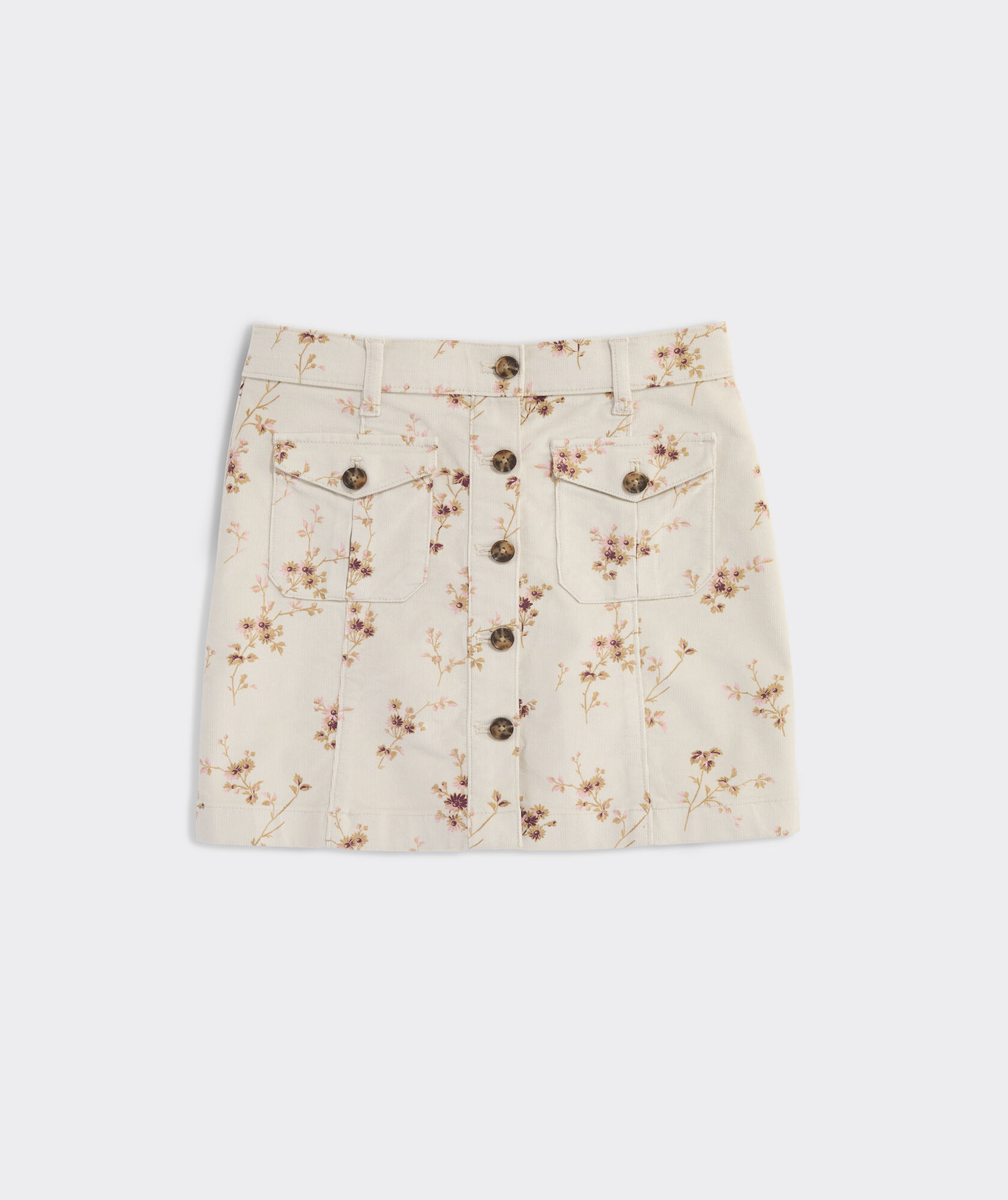 Girls' Corduroy Button Front Skirt