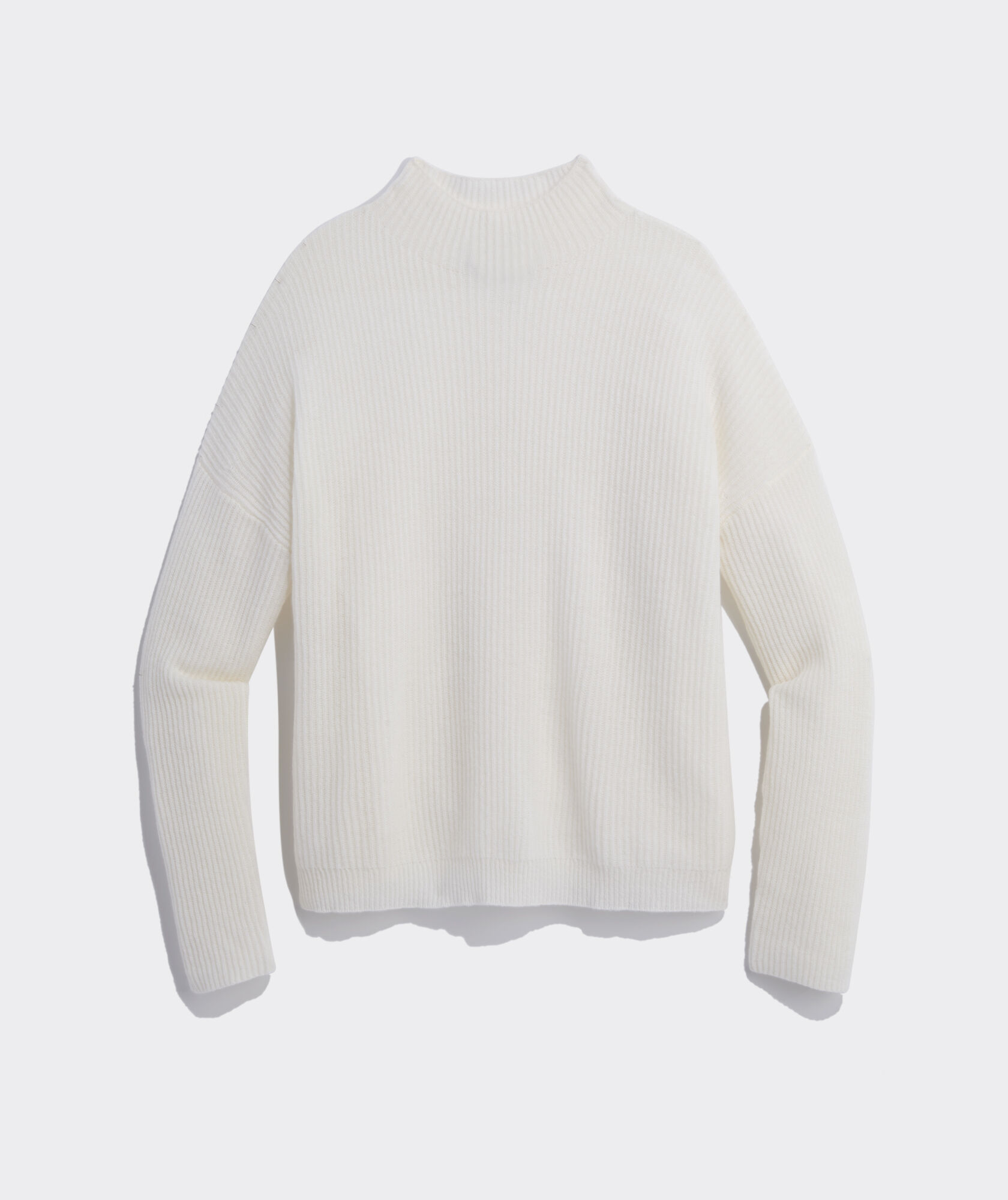 Seaspun Cashmere Ribbed Mockneck Sweater