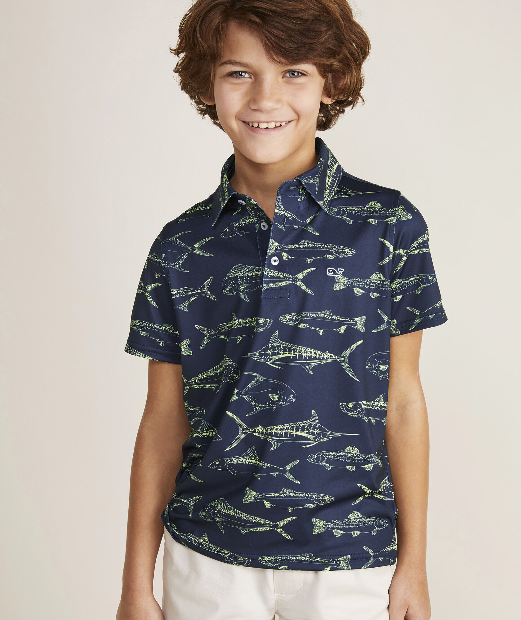 Buy Nautica toddler boy short sleeve embroidered logo polo shirt tan Online