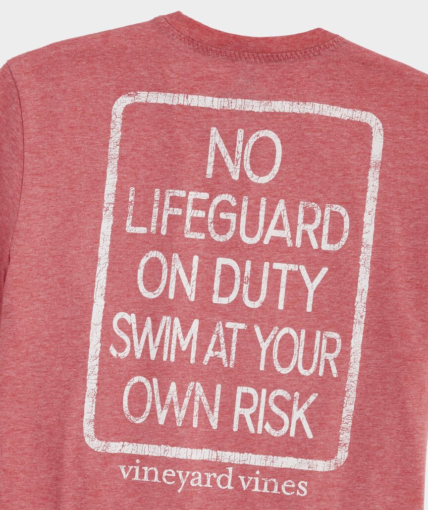 No Lifeguard On Duty Short-Sleeve Dunes Tee