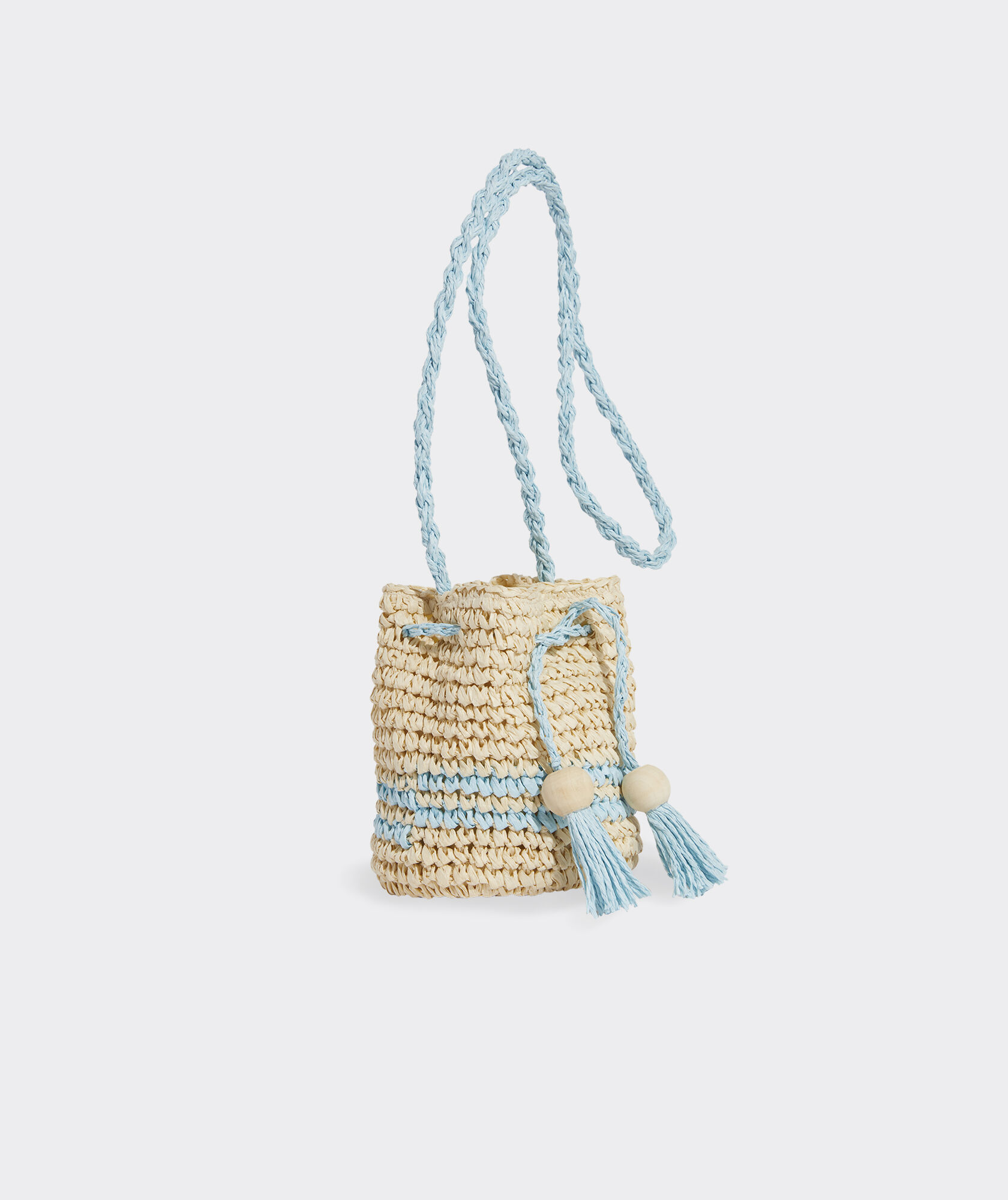 Shop Girls Crochet Straw Bucket Bag at vineyard vines