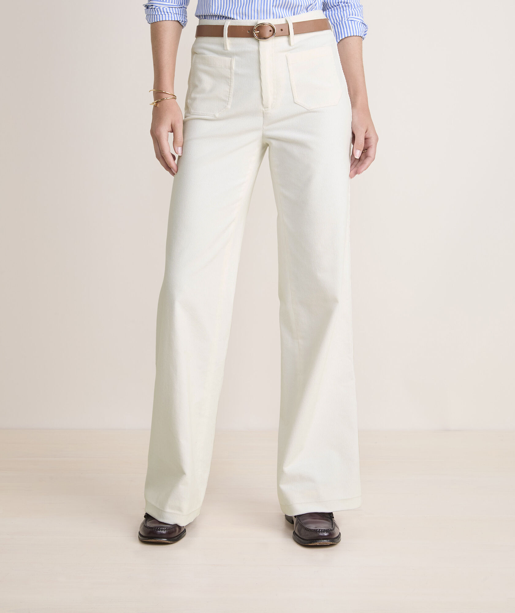 High-Rise Wide-Leg Cords