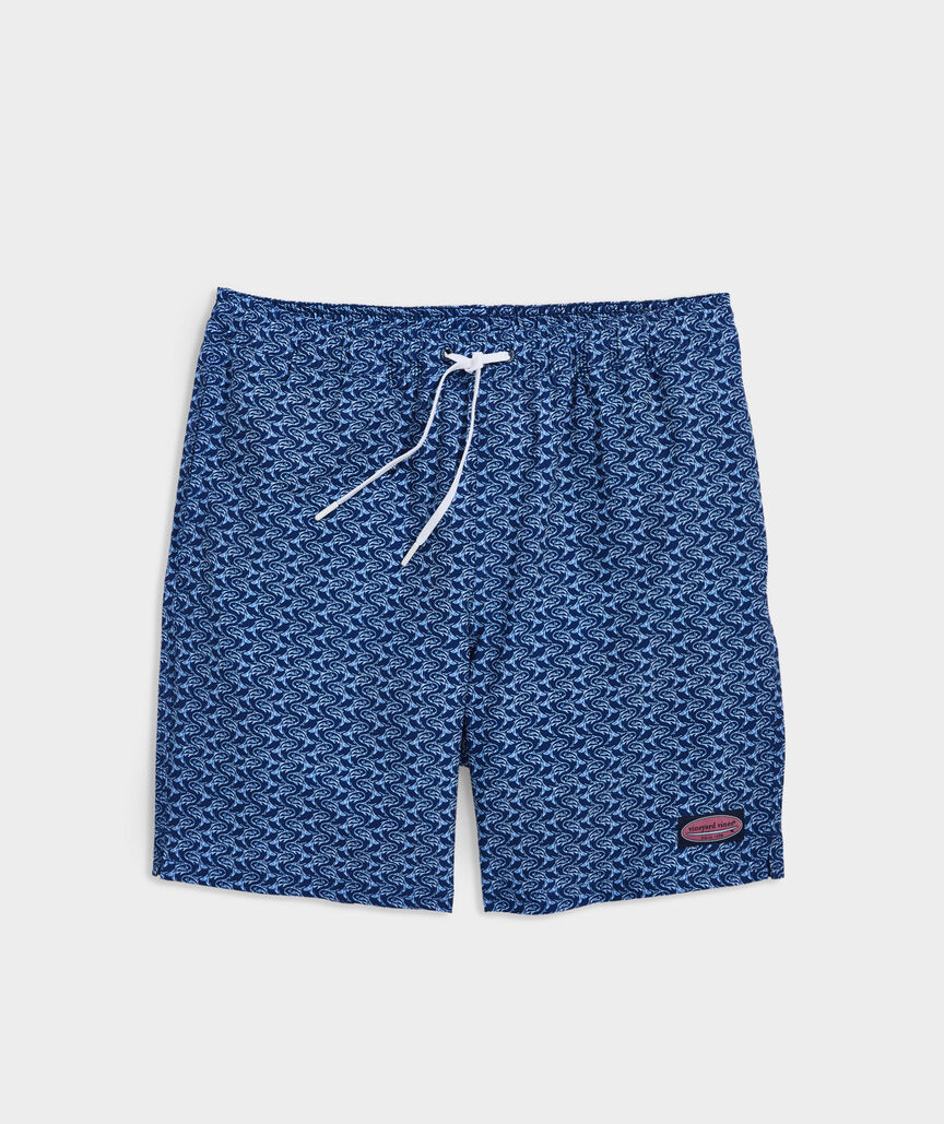 7 Inch Printed Chappy Swim Trunks