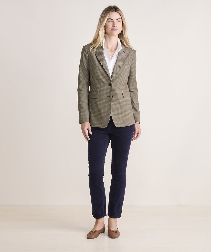 Refined Wool Tailored Blazer