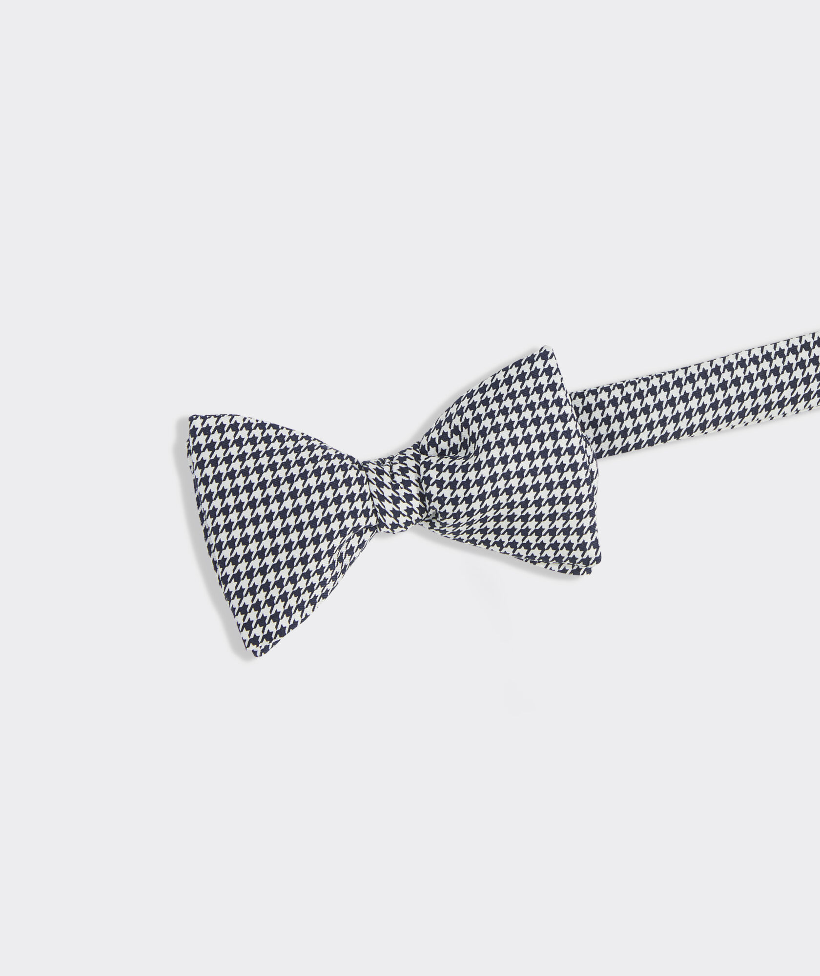 Houndstooth Silk Bow Tie