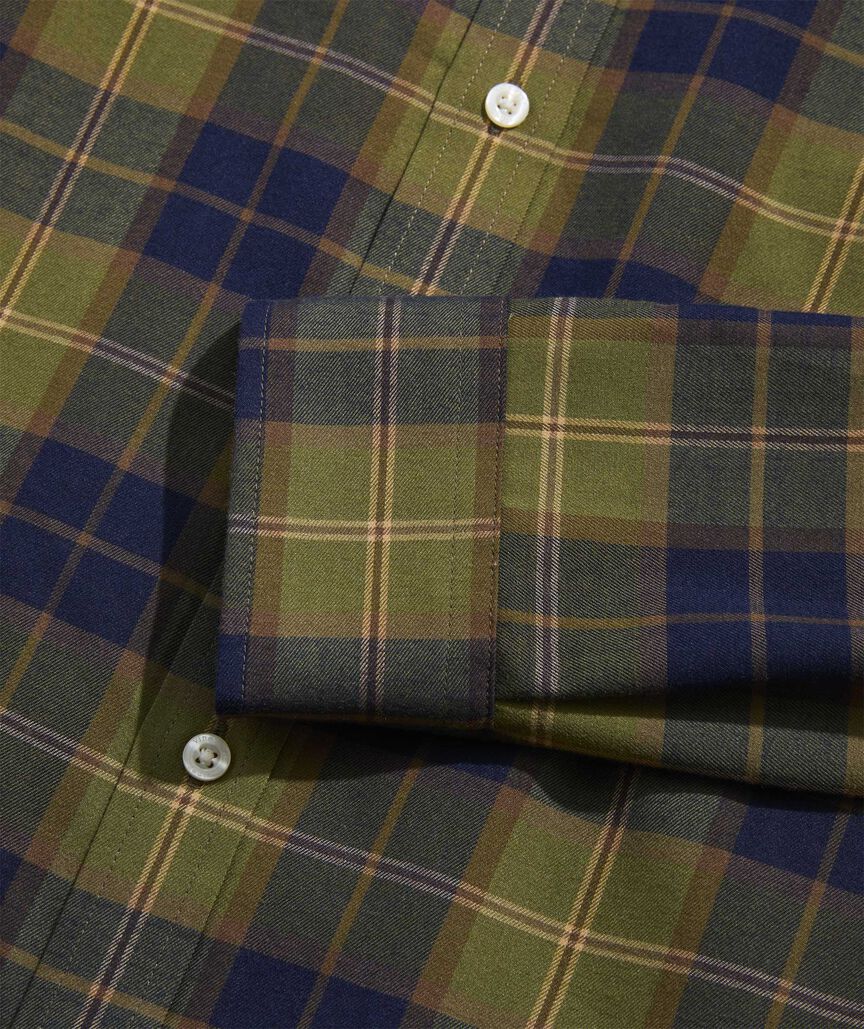 On-The-Go Brushed Twill Plaid Shirt