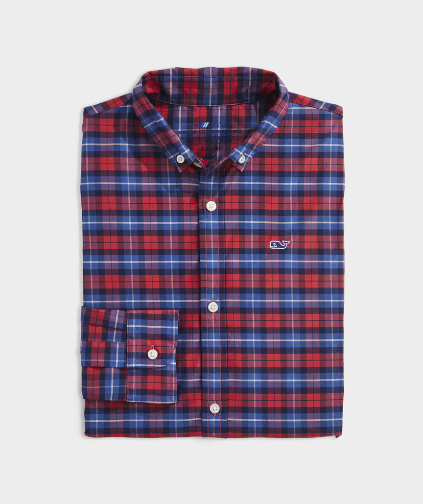 Boys' On-The-Go brrrº Plaid Shirt