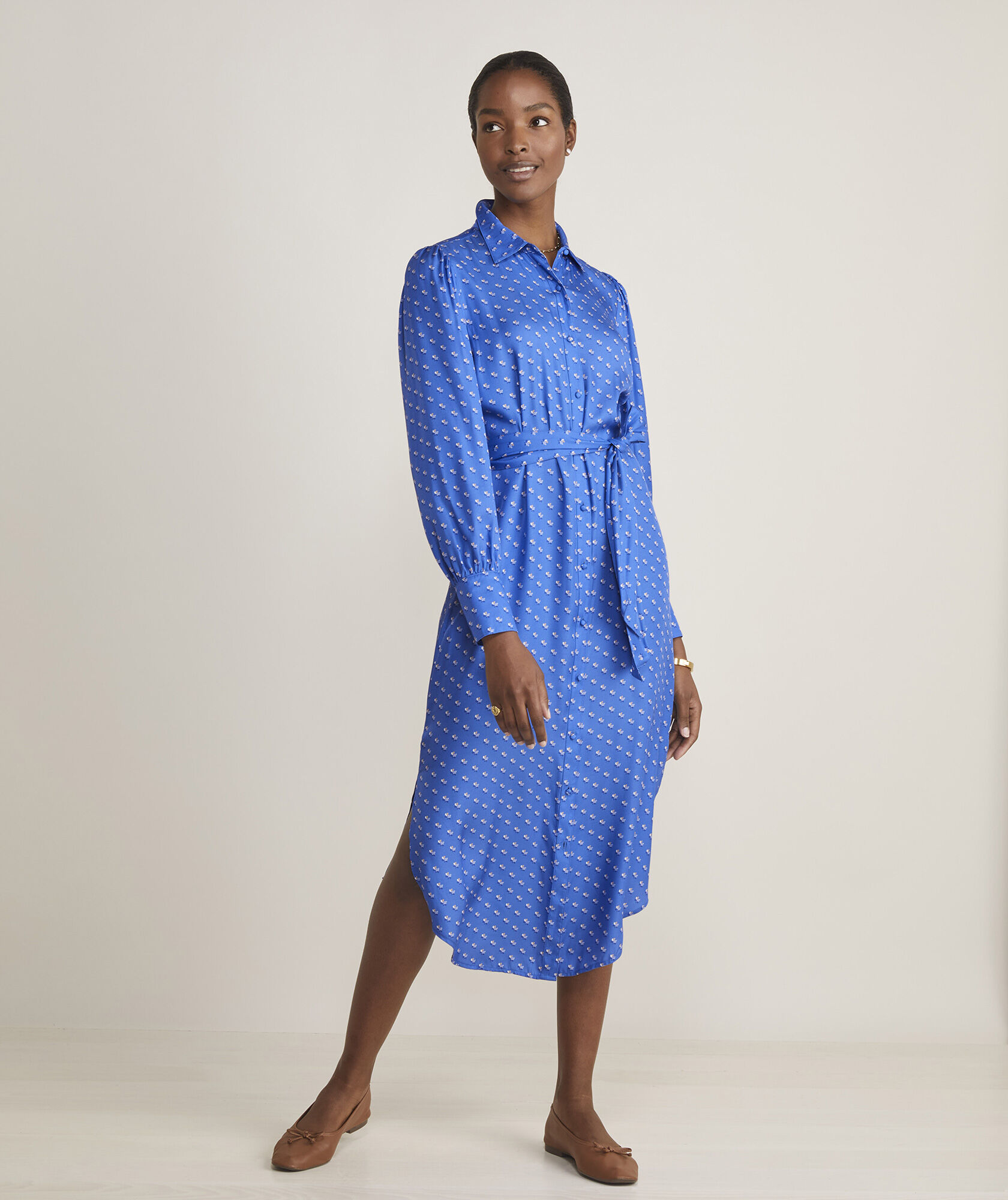 Printed Plisse Midi Shirt Dress | boohoo