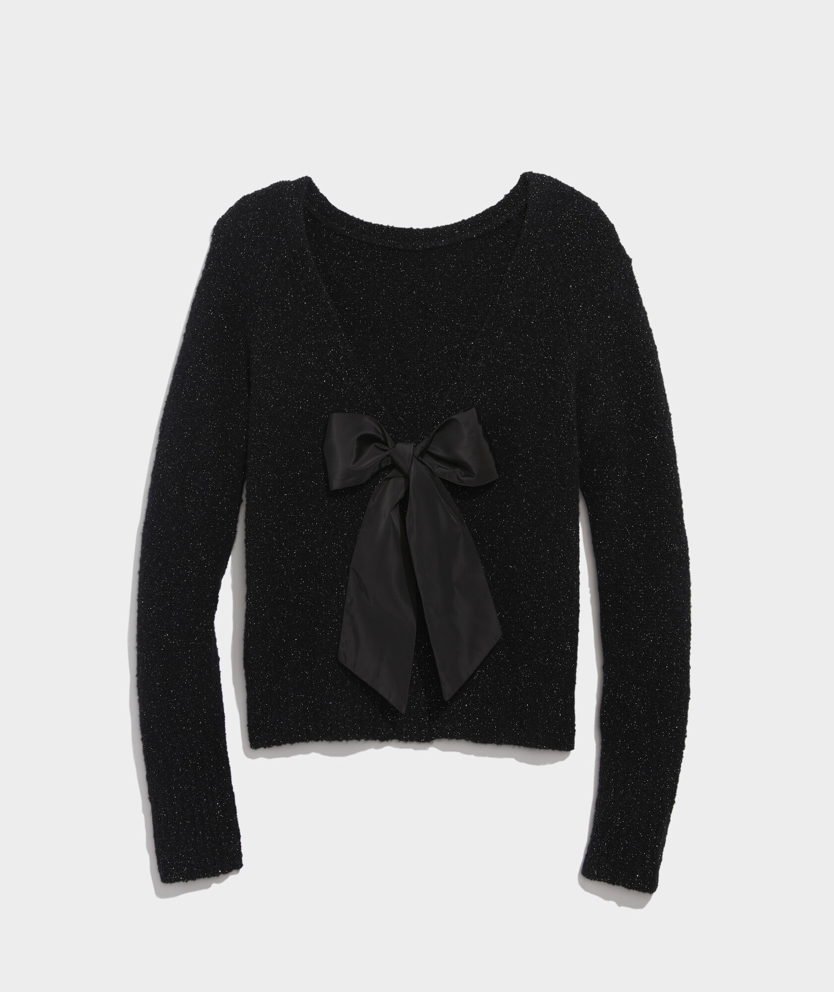 Shop Shine Boucle Bow Back Sweater at vineyard vines