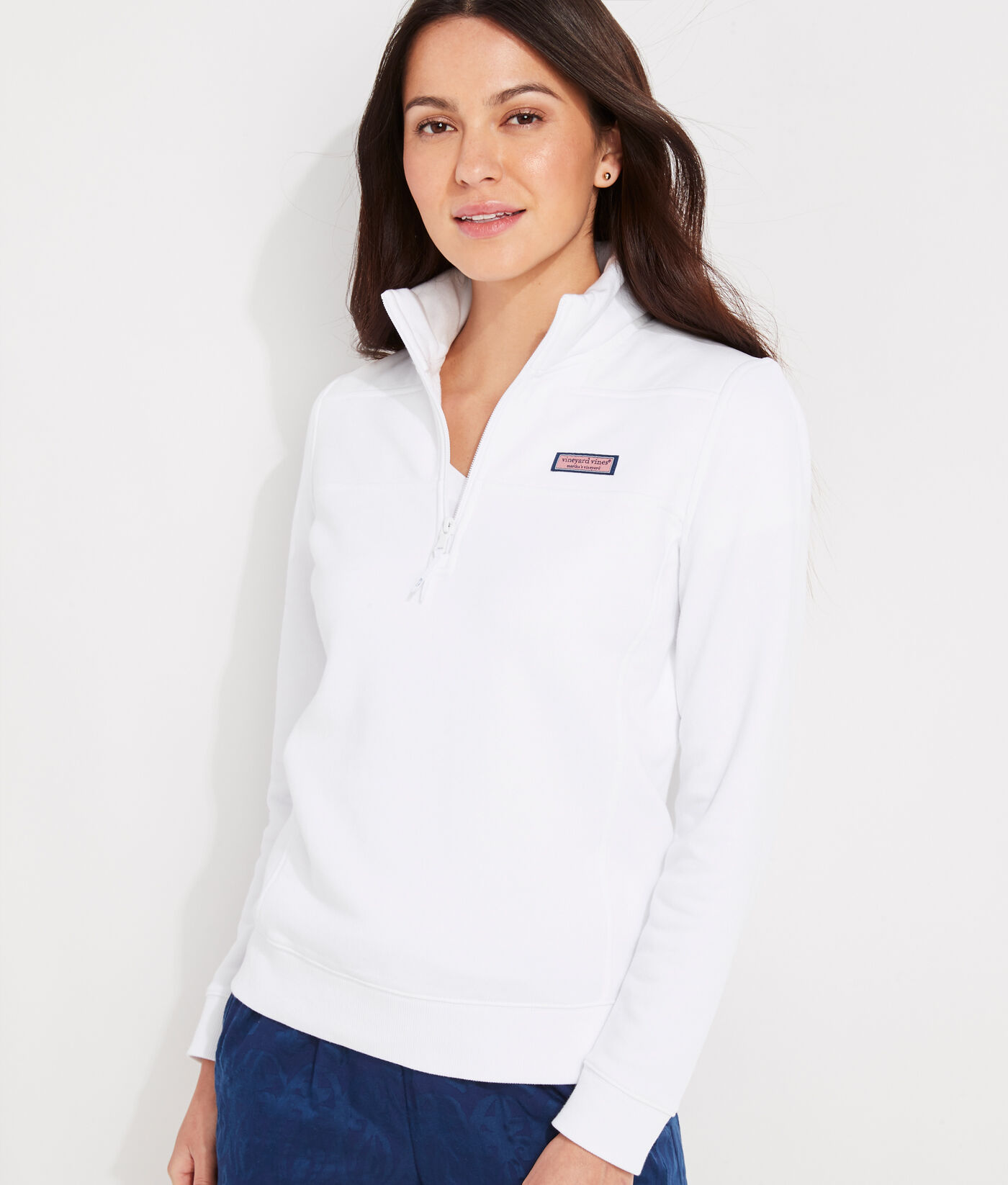 Vineyard Vines - Women's Collegiate Quarter-Zip Pullover Shep Shirt –  Threadfellows