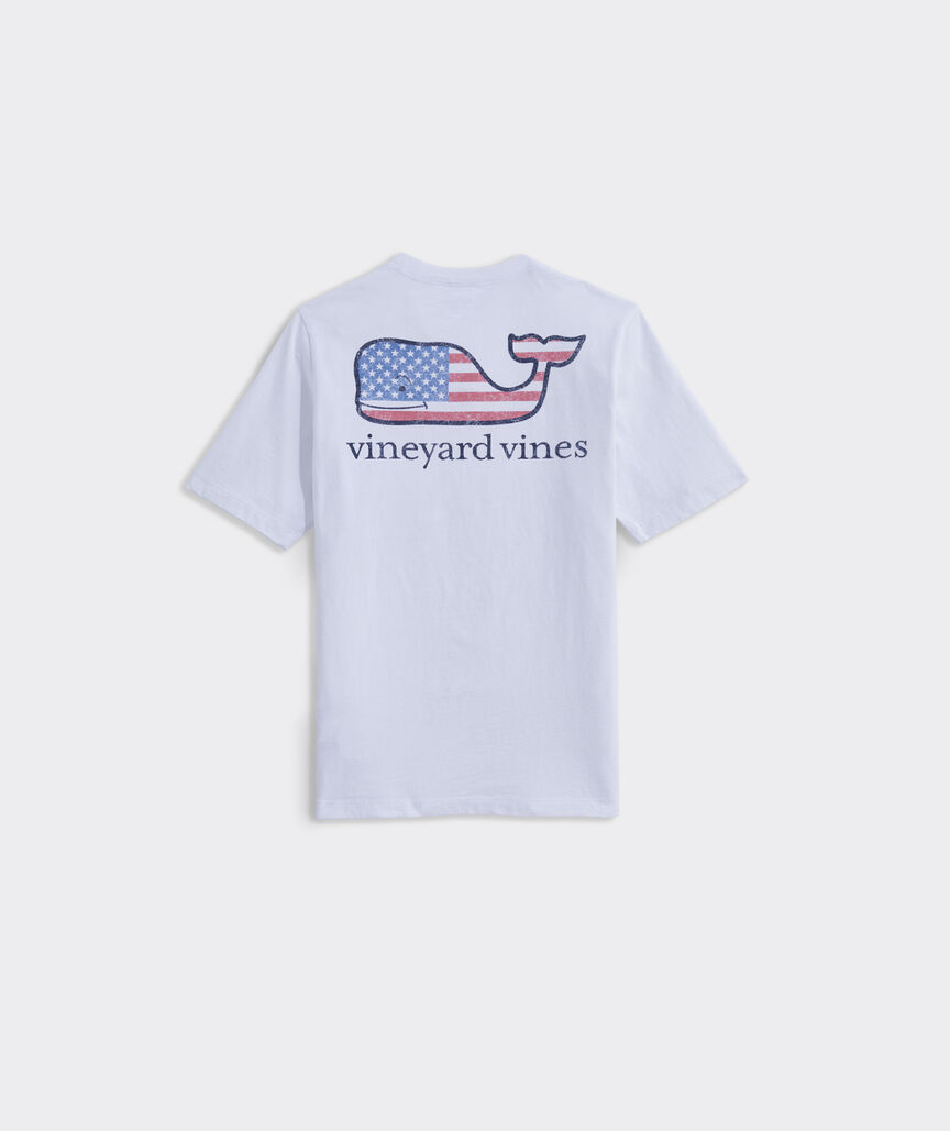 Shop vineyard vines Americana Whale Short-Sleeve Pocket Tee at