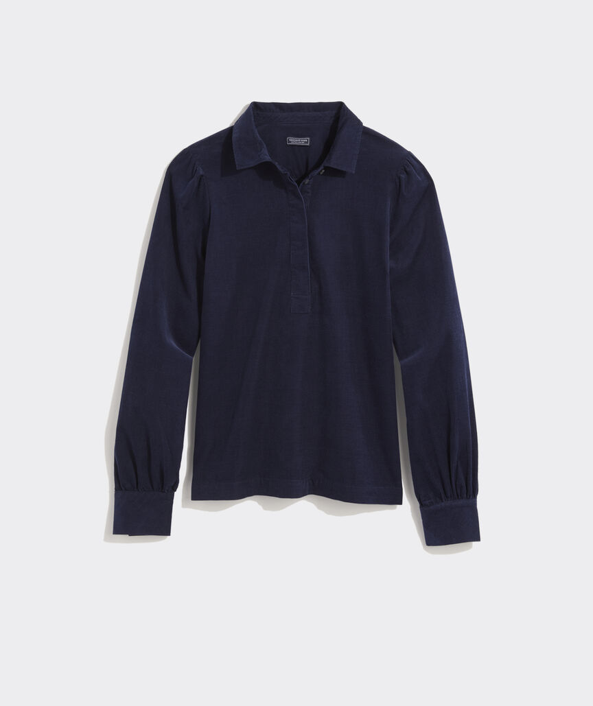 Corduroy Popover Shirt