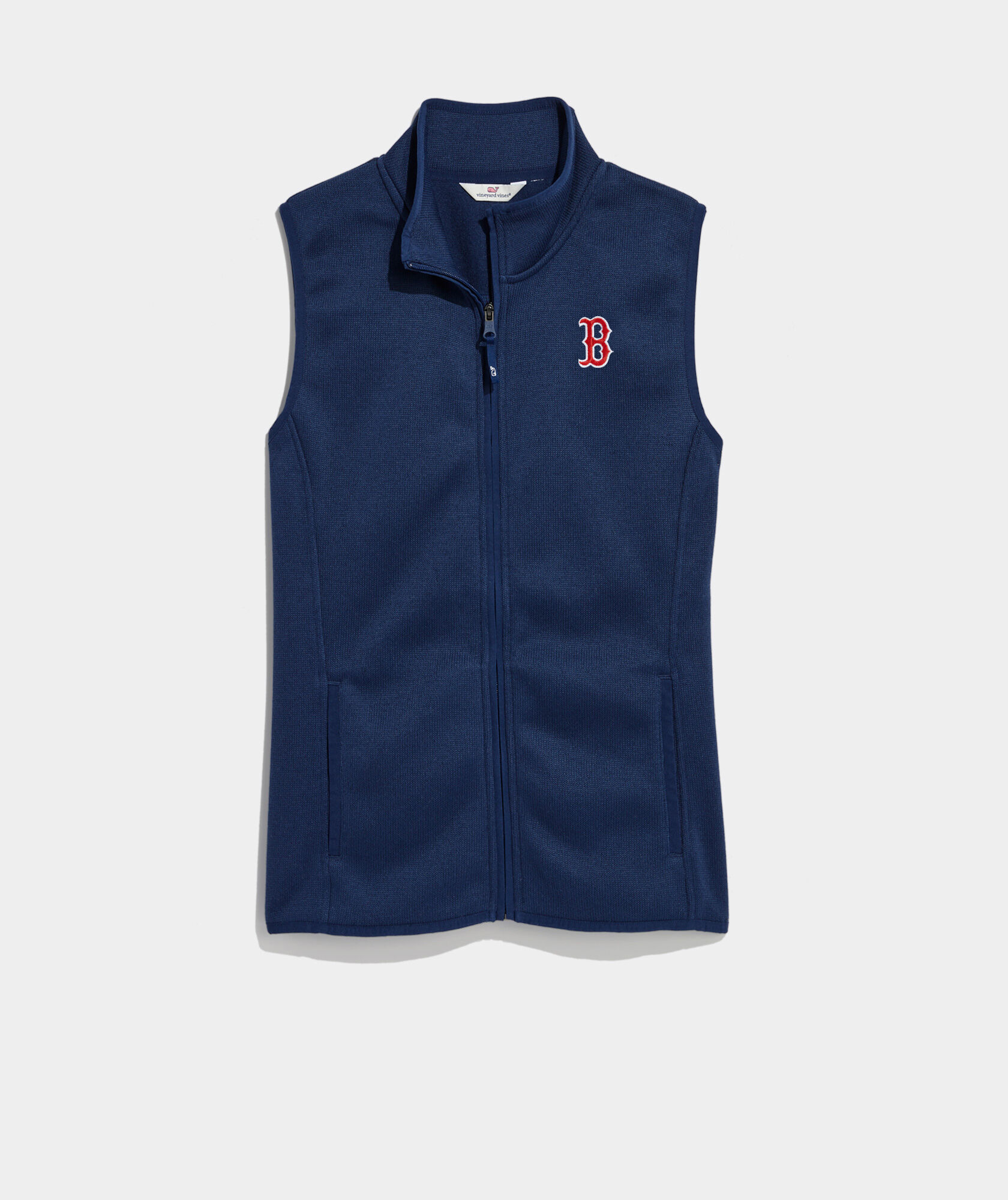 Boston Red Sox Vineyard Vines Shep Shirt Quarter-Zip Sweatshirt - Navy